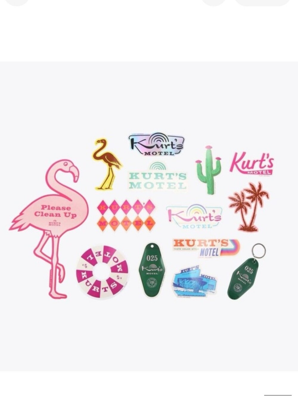 Kurt Geiger Limited Edition Stickers & Keychain